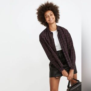 Madewell Flannel Westlake Shirt in Stoppard Plaid